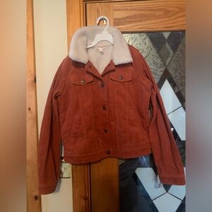 Cat & Jack Corduroy Fleece-Lined Jacket, Unisex Youth XL 14-16, Brand New wTags!